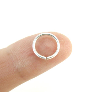 Argentium Silver 18 Gauge Nose Ring